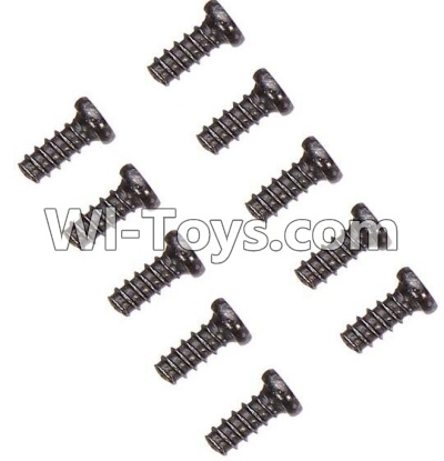 Wltoys K929-B A949-47 Countersunk head self-tapping screws-M2X6(10PCS),1/18 Wltoys K929-B RC Car Parts