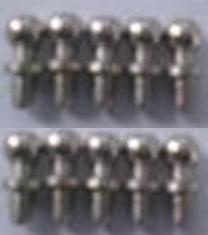 Wltoys K929-B-41-03 K929-14 Ball head screws-9.3X4MM-(10pcs),1/18 Wltoys K929-B RC Car Parts