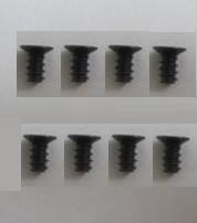 Wltoys K929-B K929-10 Flat head self tapping screws-M2.6X4(8PCS),1/18 Wltoys K929-B RC Car Parts