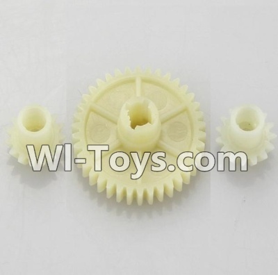 Wltoys K929 Reduction gear with 2 small gear,Wltoys K929 desert RC Truck Parts,1:18 rc car and rc racing car Parts