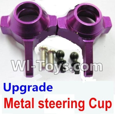 Wltoys K929 Upgrade Metal steering Cup-Purple,Wltoys K929 desert RC Truck Parts,1:18 rc car and rc racing car Parts