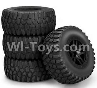 Wltoys K939 Left and Right Wheel unit(Total 4pcs),Wltoys K939 RC Car Spare Parts Replacement Accessories,1/10 1:10 Scale 4wd K939 RC Truck parts,RC Racing car Parts
