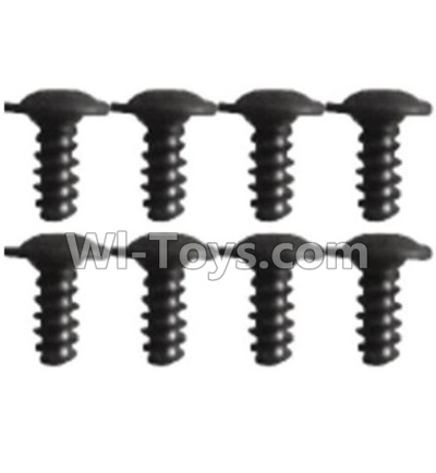 Wltoys K939 K939-60 Pan head inner hexagon Screws-M2.6X6(8pcs),Wltoys K939 RC Car Spare Parts Replacement Accessories,1/10 1:10 Scale 4wd K939 RC Truck parts,RC Racing car Parts
