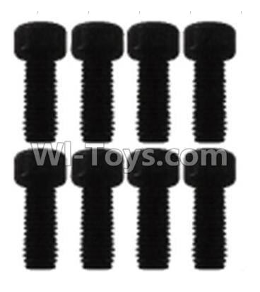 Wltoys K939 K939-63 Cup head inner hexagon Screws-M3X8(8pcs),Wltoys K939 RC Car Spare Parts Replacement Accessories,1/10 1:10 Scale 4wd K939 RC Truck parts,RC Racing car Parts
