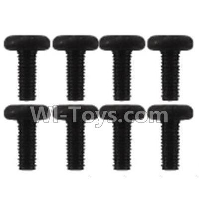 Wltoys K939 K939-64 Big Pan head inner hexagon Screws-M3X8(8pcs),Wltoys K939 RC Car Spare Parts Replacement Accessories,1/10 1:10 Scale 4wd K939 RC Truck parts,RC Racing car Parts