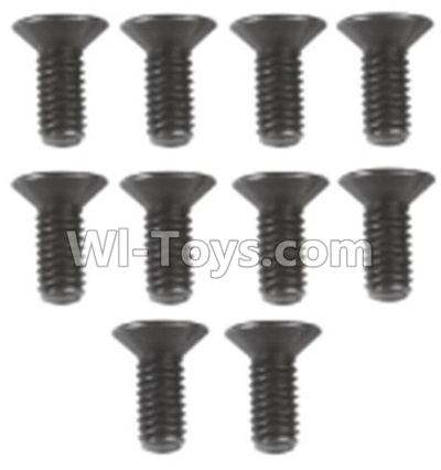 Wltoys K939 A929-58 Countersunk head inner hexagon Screws-M4X10(10pcs),Wltoys K939 RC Car Spare Parts Replacement Accessories,1/10 1:10 Scale 4wd K939 RC Truck parts,RC Racing car Parts