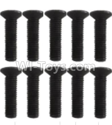 Wltoys K939 A929-61 Countersunk head inner hexagon Screws-M3X12(10pcs),Wltoys K939 RC Car Spare Parts Replacement Accessories,1/10 1:10 Scale 4wd K939 RC Truck parts,RC Racing car Parts