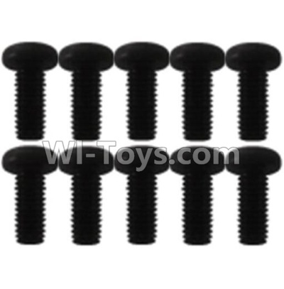 Wltoys K939 A929-76 Pan head inner hexagon Screws-M4X10(10pcs),Wltoys K939 RC Car Spare Parts Replacement Accessories,1/10 1:10 Scale 4wd K939 RC Truck parts,RC Racing car Parts