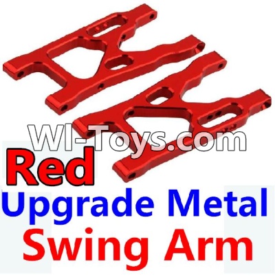 Wltoys 10428 Upgrade Metal Swing Arm-Red-2pcs-K949-09 Upgrade Metal Parts,Wltoys 10428 RC Car Parts,High speed 1:10 Scale 4wd,10428 Electric Power On Road Drift Racing Truck Car Parts