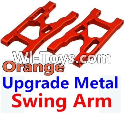 Wltoys 10428 Upgrade Metal Swing Arm-Orange-2pcs-K949-09,Wltoys 10428 RC Car Parts,High speed 1:10 Scale 4wd,10428 Electric Power On Road Drift Racing Truck Car Parts