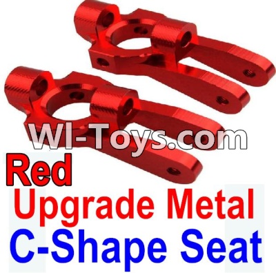 Wltoys 10428 Upgrade Metal C-Shape Seat-Red-2pcs-K949-10,Wltoys 10428 RC Car Parts,High speed 1:10 Scale 4wd,10428 Electric Power On Road Drift Racing Truck Car Parts