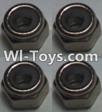 Wltoys 10428 M2.5 Locknut(4pcs)-K949-108,Wltoys 10428 RC Car Parts,High speed 1:10 Scale 4wd,10428 Electric Power On Road Drift Racing Truck Car Parts