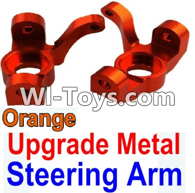 Wltoys 10428 Upgrade Metal Steering arm-Orange-2pcs-K949-11,Wltoys 10428 RC Car Parts,High speed 1:10 Scale 4wd,10428 Electric Power On Road Drift Racing Truck Car Parts