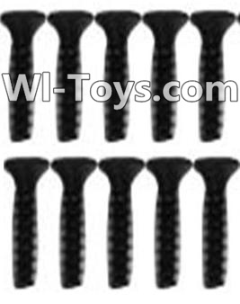 Wltoys 10428 A929-63 Countersunk head inner hexagon Screws-M2.6X10-Black zinc plated(10PCS)-K949-114,Wltoys K949 RC Car Parts,High speed 1:10 Scale 4wd,Racing Truck Car Parts