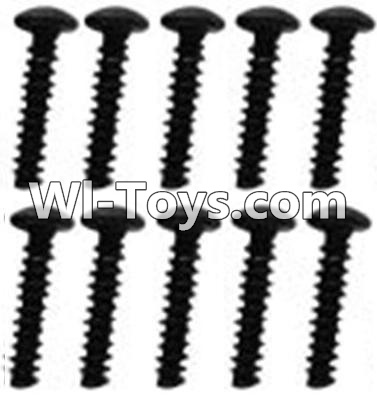 Wltoys 10428 A929-79 Pan head inner hexagon Screws-M3X14-Black zinc plated(10PCS)-K949-118,Wltoys 10428 RC Car Parts,High speed 1:10 Scale 4wd,10428 Electric Power On Road Drift Racing Truck Car Parts