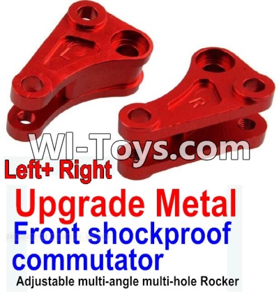 Wltoys 10428 Upgrade Metal Front shockproof commutator(Left and Right)-Red-K949-14,Wltoys 10428 RC Car Parts,High speed 1:10 Scale 4wd,10428 Electric Power On Road Drift Racing Truck Car Parts
