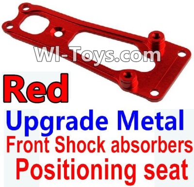 Wltoys 10428 Upgrade Metal Front Shock absorbers Positioning seat-Red-K949-16,Wltoys 10428 RC Car Parts,High speed 1:10 Scale 4wd,10428 Electric Power On Road Drift Racing Truck Car Parts