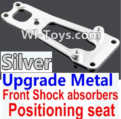 Wltoys 10428 Upgrade Metal Front Shock absorbers Positioning seat-Silver-K949-16,Wltoys 10428 RC Car Parts,High speed 1:10 Scale 4wd,10428 Electric Power On Road Drift Racing Truck Car Parts