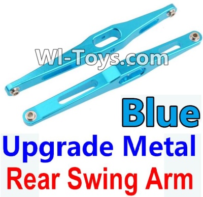 Wltoys 10428 Upgrade Metal Rear Swing Arm-Blue-2pcs-K949-29,Wltoys 10428 RC Car Parts,High speed 1:10 Scale 4wd,10428 Electric Power On Road Drift Racing Truck Car Parts