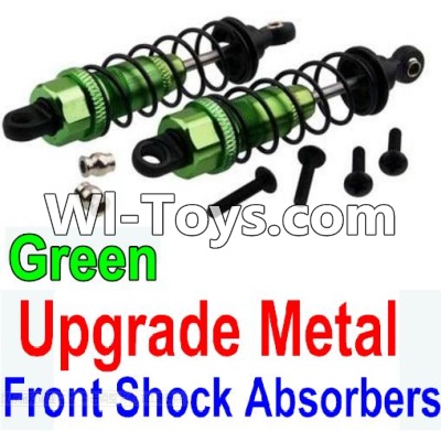 Wltoys 10428 Upgrade Metal Front Shock Absorbers(2pcs)-Green-K949-36,Wltoys 10428 RC Car Parts,High speed 1:10 Scale 4wd,10428 Electric Power On Road Drift Racing Truck Car Parts