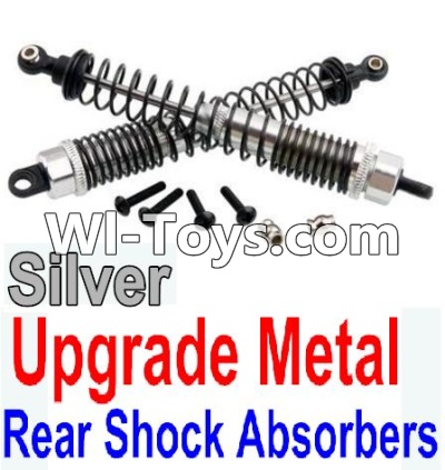Wltoys 10428 Upgrade Metal Rear Shock Absorbers(2pcs)-Silver-K949-37,Wltoys 10428 RC Car Parts,High speed 1:10 Scale 4wd,10428 Electric Power On Road Drift Racing Truck Car Parts