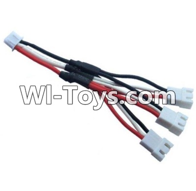Wltoys 10428 Upgrade 1-to-3 coversion Charging cable(1pcs),Wltoys 10428 RC Car Parts,High speed 1:10 Scale 4wd,10428 Electric Power On Road Drift Racing Truck Car Parts