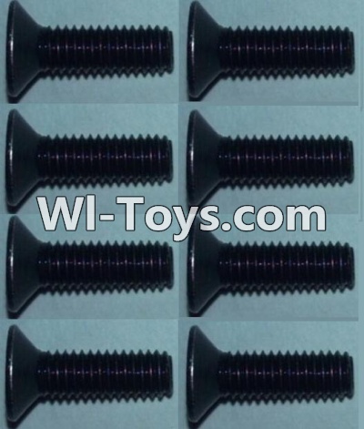 Wltoys 10428 Flat head inner hexagon Screws-M3X10-(8pcs)-K949-88,Wltoys 10428 RC Car Parts,High speed 1:10 Scale 4wd,10428 Electric Power On Road Drift Racing Truck Car Parts