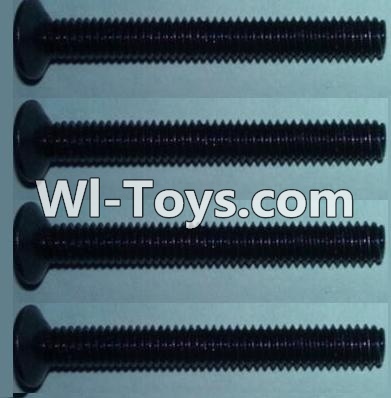 Wltoys 10428 Flat head inner hexagon Screws-M4X32-(4pcs)-K949-89,Wltoys 10428 RC Car Parts,High speed 1:10 Scale 4wd,10428 Electric Power On Road Drift Racing Truck Car Parts