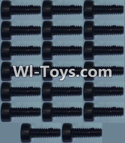 Wltoys 10428 Cup head inner hexagon Screws M2X6-(20pcs)-K949-94,Wltoys 10428 RC Car Parts,High speed 1:10 Scale 4wd,10428 Electric Power On Road Drift Racing Truck Car Parts