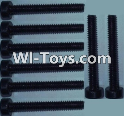 Wltoys 10428 Cup head inner hexagon Screws-M2X16-(8pcs)-K949-95,Wltoys 10428 RC Car Parts,High speed 1:10 Scale 4wd,10428 Electric Power On Road Drift Racing Truck Car Parts