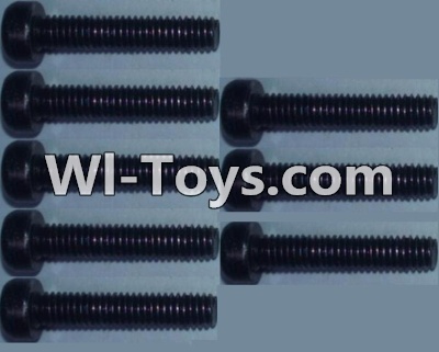 Wltoys 10428 Cup head inner hexagon Screws-M2.5X12-(8pcs)-K949-97,Wltoys 10428 RC Car Parts,High speed 1:10 Scale 4wd,10428 Electric Power On Road Drift Racing Truck Car Parts