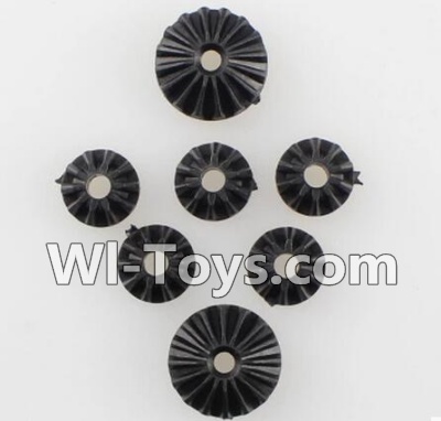 Wltoys K959 Motor Speed Control Planet Gear(2pcs Big & 5pcs small) For WLtoys K959 1/12 1:12 RC Drift Car Parts desert Off Road Buggy parts