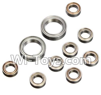Wltoys K959 Whole Car Axle(total 10pcs) For WLtoys K959 1/12 1:12 RC Drift Car Parts desert Off Road Buggy parts
