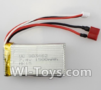 Wltoys K959 Battery,7.4v 1500mah battery with T-shape Plug For WLtoys K959 1/12 1:12 RC Drift Car Parts desert Off Road Buggy parts