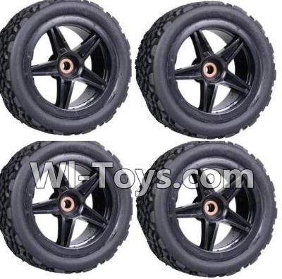 Wltoys K959 Front Tire(2pcs) & Rear Tire(2pcs) For WLtoys K959 1/12 1:12 RC Drift Car Parts desert Off Road Buggy parts