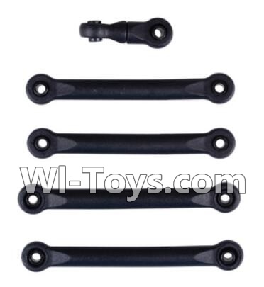 Wltoys K959 Pull Rod(total 5pcs) For WLtoys K959 1/12 1:12 RC Drift Car Parts desert Off Road Buggy parts