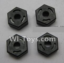 Wltoys K959 Hexagon Wheel Seat(4pcs) For WLtoys K959 1/12 1:12 RC Drift Car Parts desert Off Road Buggy parts