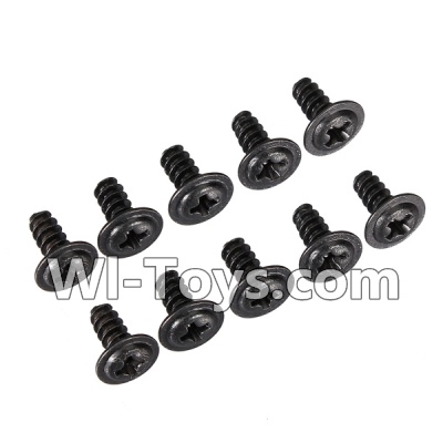 Wltoys K959 Round Head Scre PWA Screw 2.6x6mm(10pcs) For WLtoys K959 1/12 1:12 RC Drift Car Parts desert Off Road Buggy parts