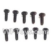 Wltoys K959 Round Head Screw PWA Screw 2.5x6mm(10pcs) For WLtoys K959 1/12 1:12 RC Drift Car Parts desert Off Road Buggy parts