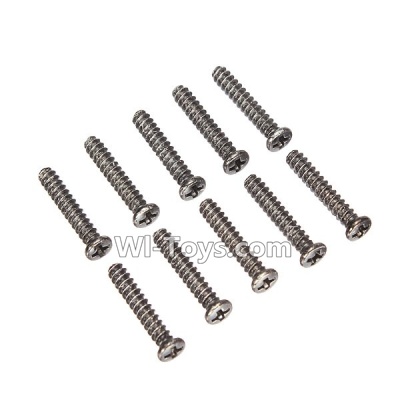 Wltoys K959 Round Head Screw 2.6x14mm(10pcs) For WLtoys K959 1/12 1:12 RC Drift Car Parts desert Off Road Buggy parts