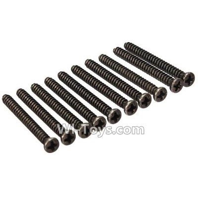 Wltoys K959 Round Head Screw Set 2.6x25mm(10pcs) For WLtoys K959 1/12 1:12 RC Drift Car Parts desert Off Road Buggy parts