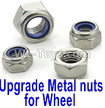 Wltoys K999 Upgrade Metal nuts for wheel(4pcs0,1:28 Wltoys K999 Rc Car Spare Parts Replacement accessories,K999 On Road Drift Racing Truck Car Parts