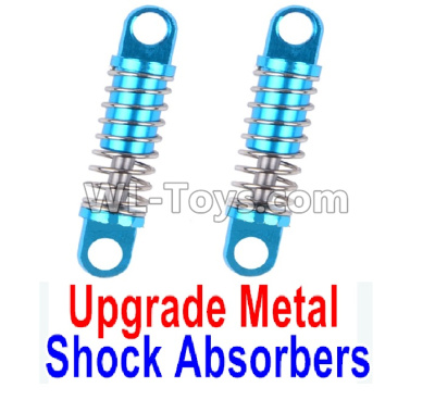 Wltoys K999 Upgrade Metal Shock Absorbers(2pcs)-Blue,1:28 Wltoys K999 Rc Car Spare Parts Replacement accessories,K999 On Road Drift Racing Truck Car Parts