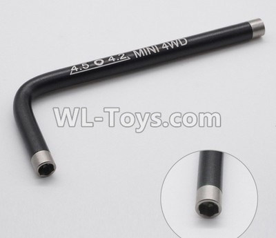 Wltoys K999 L-Shap wrench-Black,1:28 Wltoys K999 Rc Car Spare Parts Replacement accessories,K999 On Road Drift Racing Truck Car Parts