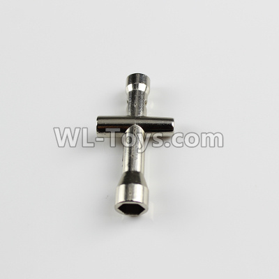 Wltoys K999 Cross wrench-Silver,1:28 Wltoys K999 Rc Car Spare Parts Replacement accessories,K999 On Road Drift Racing Truck Car Parts