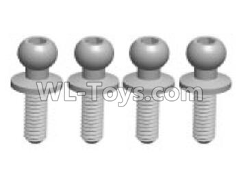 Wltoys K999 K999-10 Ball screw(4pcs)-3.5X10.8,1:28 Wltoys K999 Rc Car Spare Parts Replacement accessories,K999 On Road Drift Racing Truck Car Parts