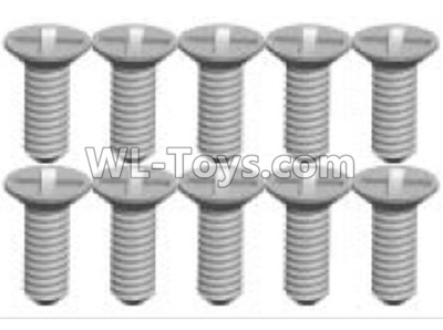 Wltoys K999 K999-21 Screws(10pcs)-2X6KB,1:28 Wltoys K999 Rc Car Spare Parts Replacement accessories,K999 On Road Drift Racing Truck Car Parts