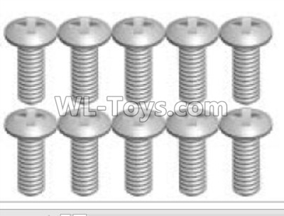Wltoys K999 K999-22 Screws(10pcs)-2X5KB,1:28 Wltoys K999 Rc Car Spare Parts Replacement accessories,K999 On Road Drift Racing Truck Car Parts