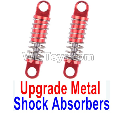 Wltoys K999 Upgrade Metal Shock Absorbers(2pcs)-Red,1:28 Wltoys K999 Rc Car Spare Parts Replacement accessories,K999 On Road Drift Racing Truck Car Parts