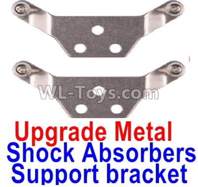 Wltoys K999 Upgrade Metal Shock Absorbers Support bracket(2pcs)-Gray,1:28 Wltoys K999 Rc Car Spare Parts Replacement accessories,K999 On Road Drift Racing Truck Car Parts